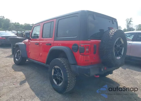 2018 Jeep Wrangler Unlimited Rubicon 4X4 from USA, damaged, VIN 1C4HJXFG7JW226371
